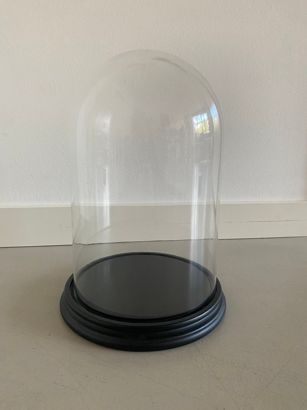 Stolp (24b * 37.5h), Gebruikt, 24 cm, Glas, Geslepen