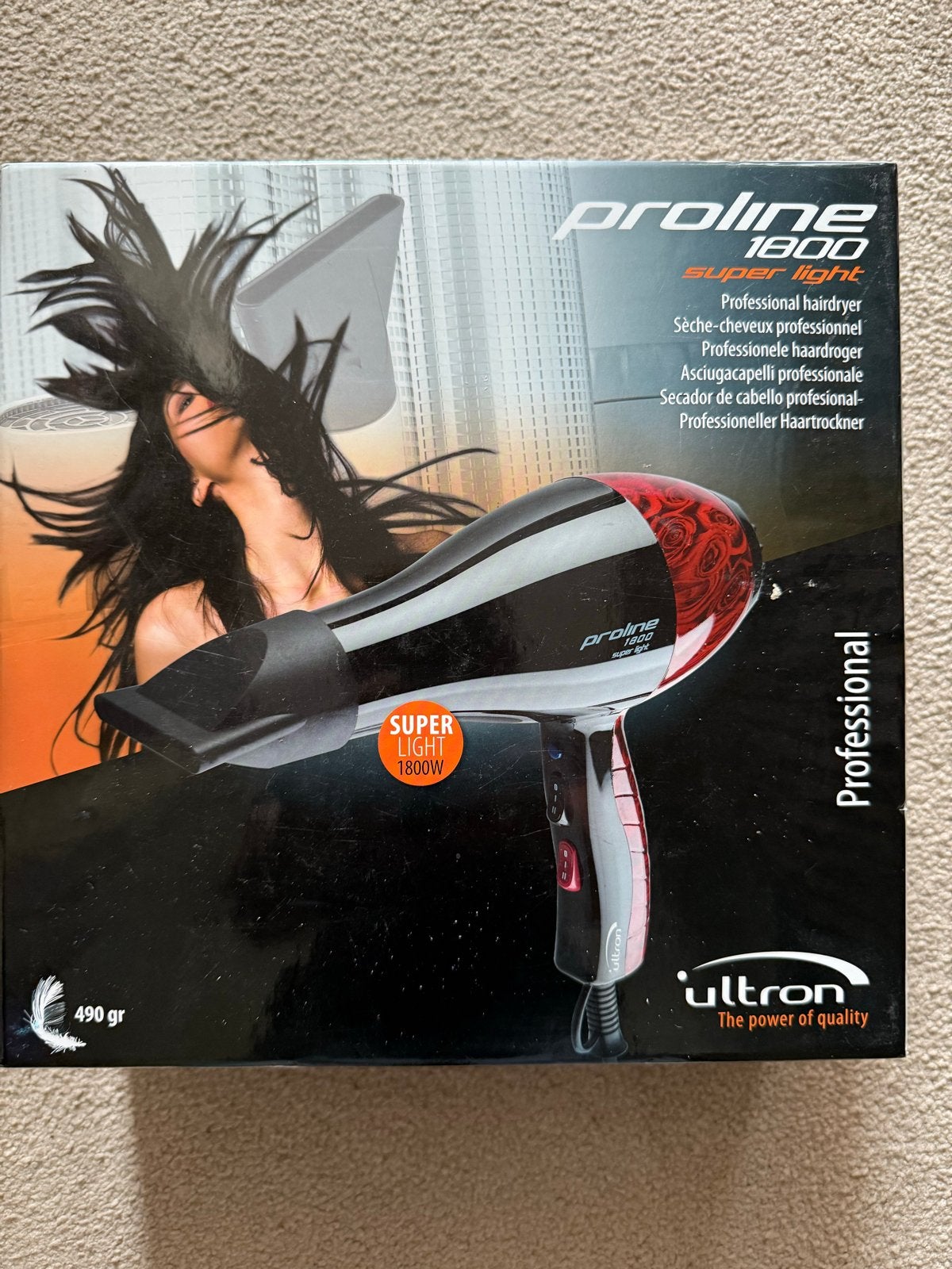 Proline 1800 Super Light Föhn - Professionele Haardroger, Ophalen of Verzenden, Nieuw, Haarverzorging