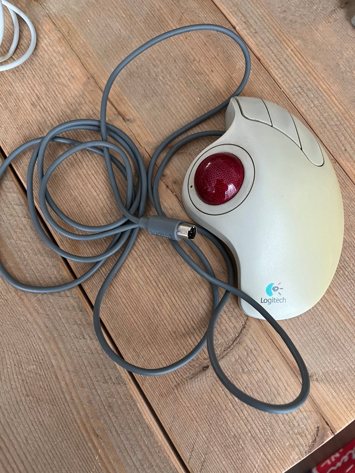 Logitech Trackman Marble mouse, Rechtshandig, Gebruikt, Logitech., Overige typen