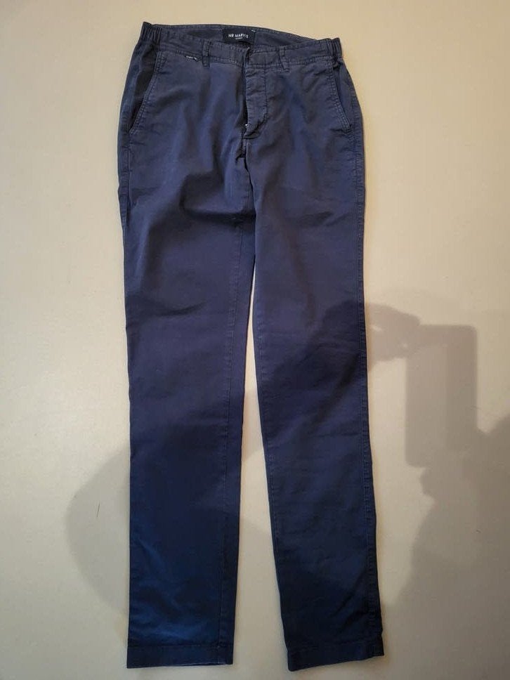 Mr. Marvis broek - onberispelijke staat 30/32, Ophalen of Verzenden, Zo goed als nieuw, Blauw, Mr. Marvis