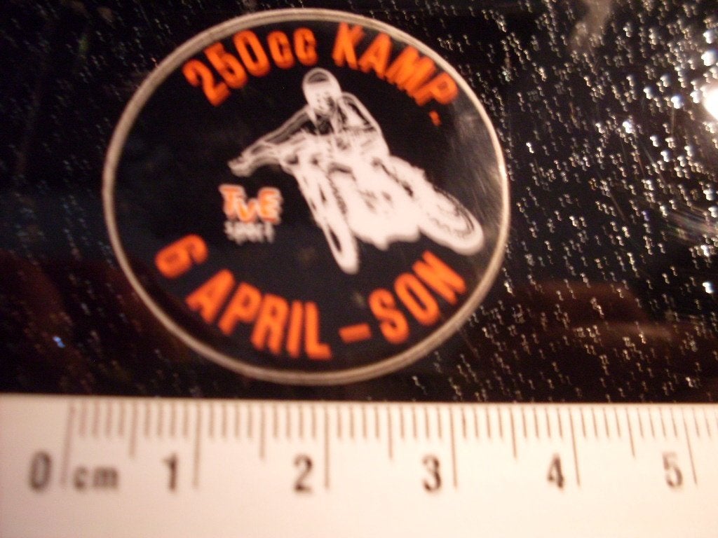 sticker 250cc kampioenschap son motorcross motocross klein, Verzamelen, Verzenden, Zo goed als nieuw, Sport