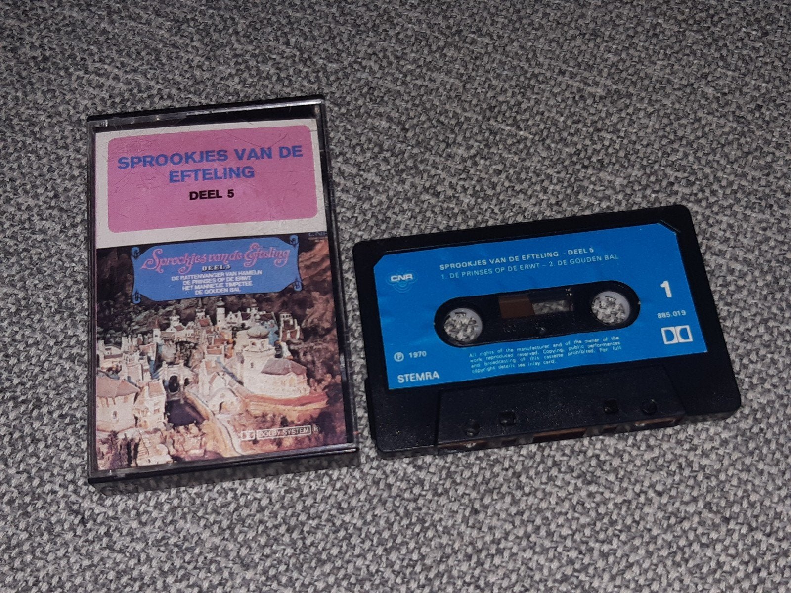 Sprookjes van de Efteling - Deel 5 Cassettebandje, Gebruikt, Kinderen en Jeugd, 1 bandje, Ophalen of Verzenden