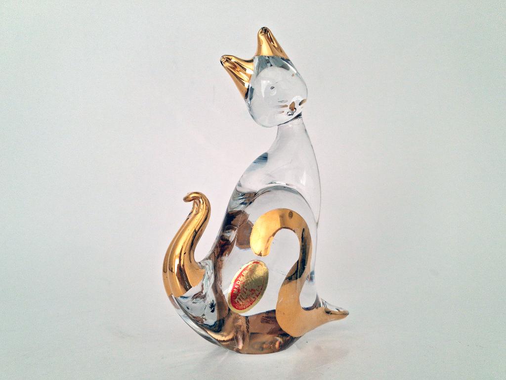 glaskunst kat Murano, Verzamelen, Verzenden, Gebruikt, Dier