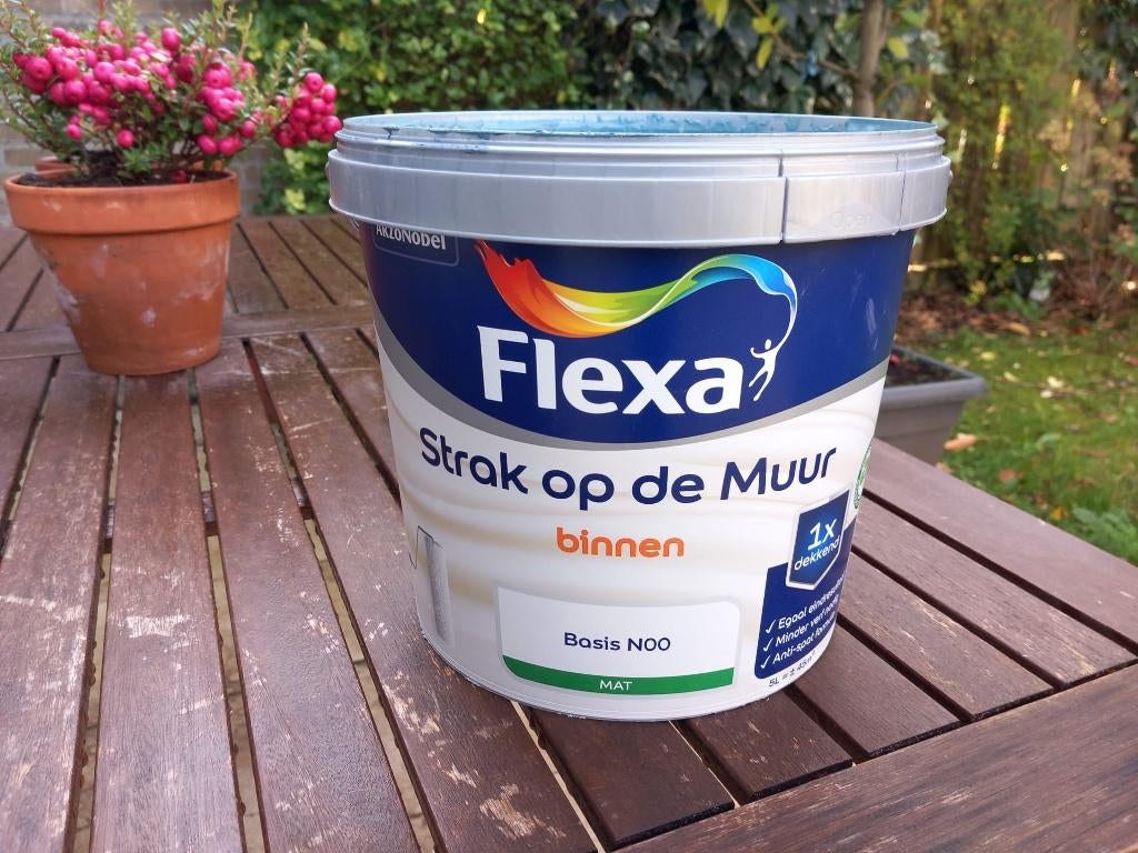 Flexa Strak op de Muur muurverf Cool Lake blauw Gamma, Ophalen, Nieuw, Verf, 5 tot 10 liter