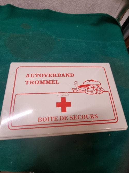 autoverband trommel vintage zonder inhoud, Ophalen of Verzenden