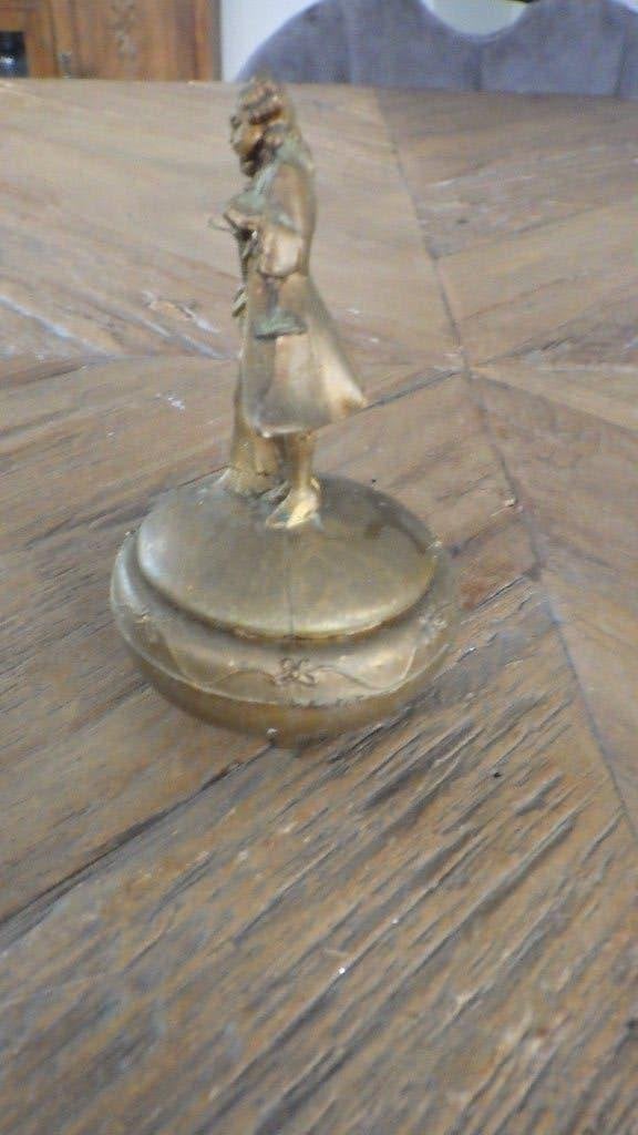 vintage Depose Italië goudkleurig doosje, Ophalen of Verzenden, Overige typen