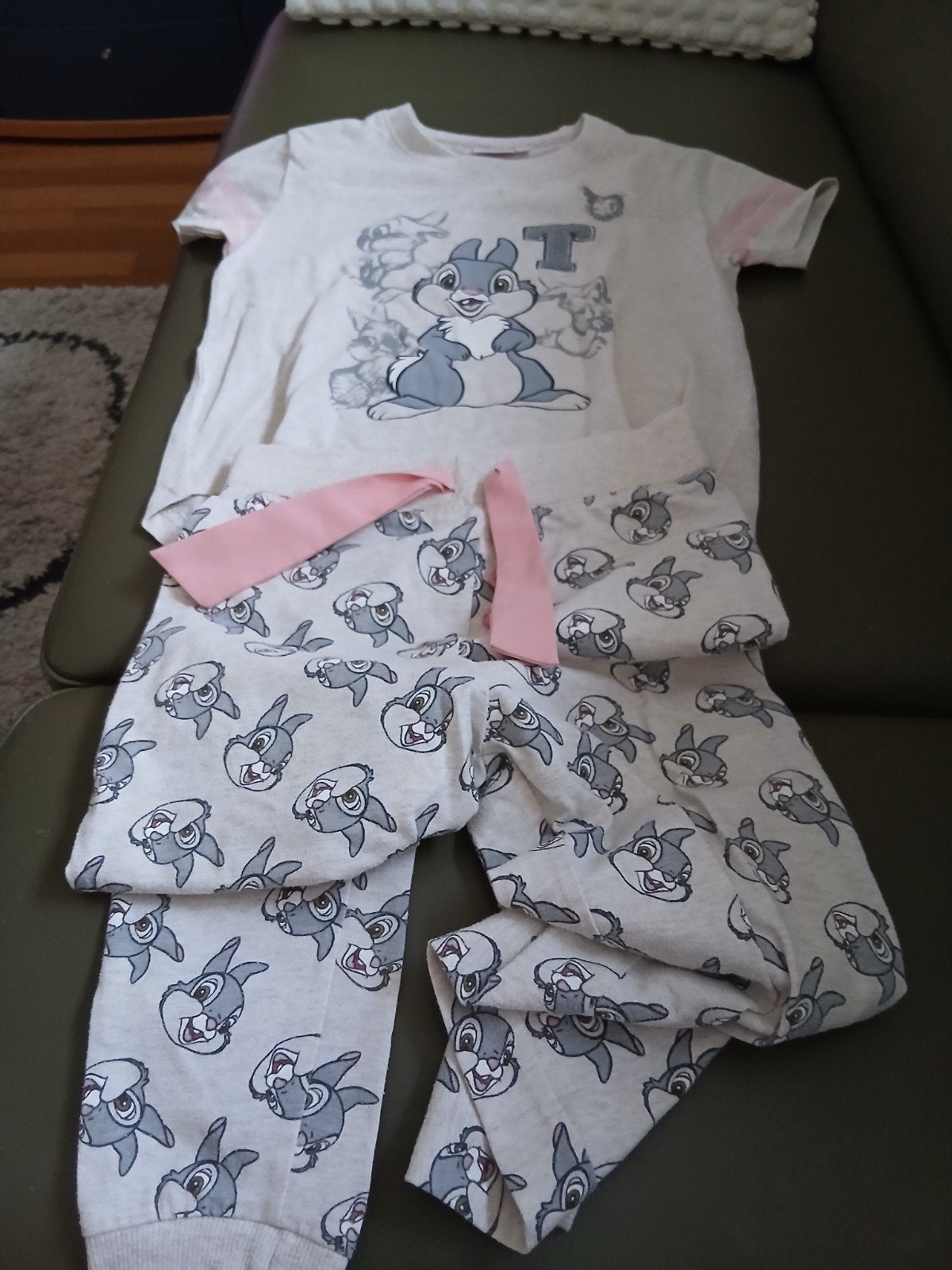 Pyama  maat 128 stampertje, Kinderen en Baby's, Disney, Nacht- of Onderkleding, Meisje, Ophalen of Verzenden