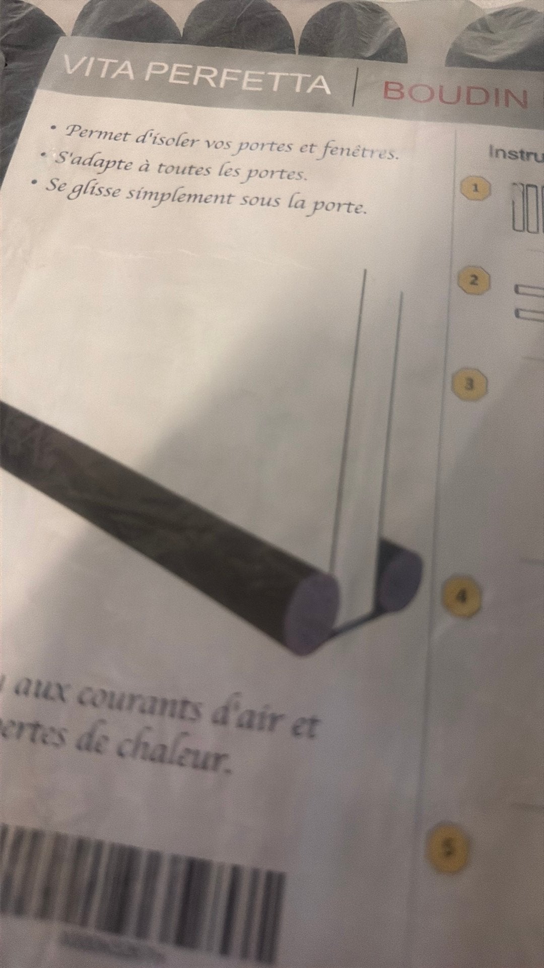 Tochtstrip voor deur. Nieuw in verpakking, Minder dan 4 cm, Overige materialen, Ophalen of Verzenden, Zo goed als nieuw