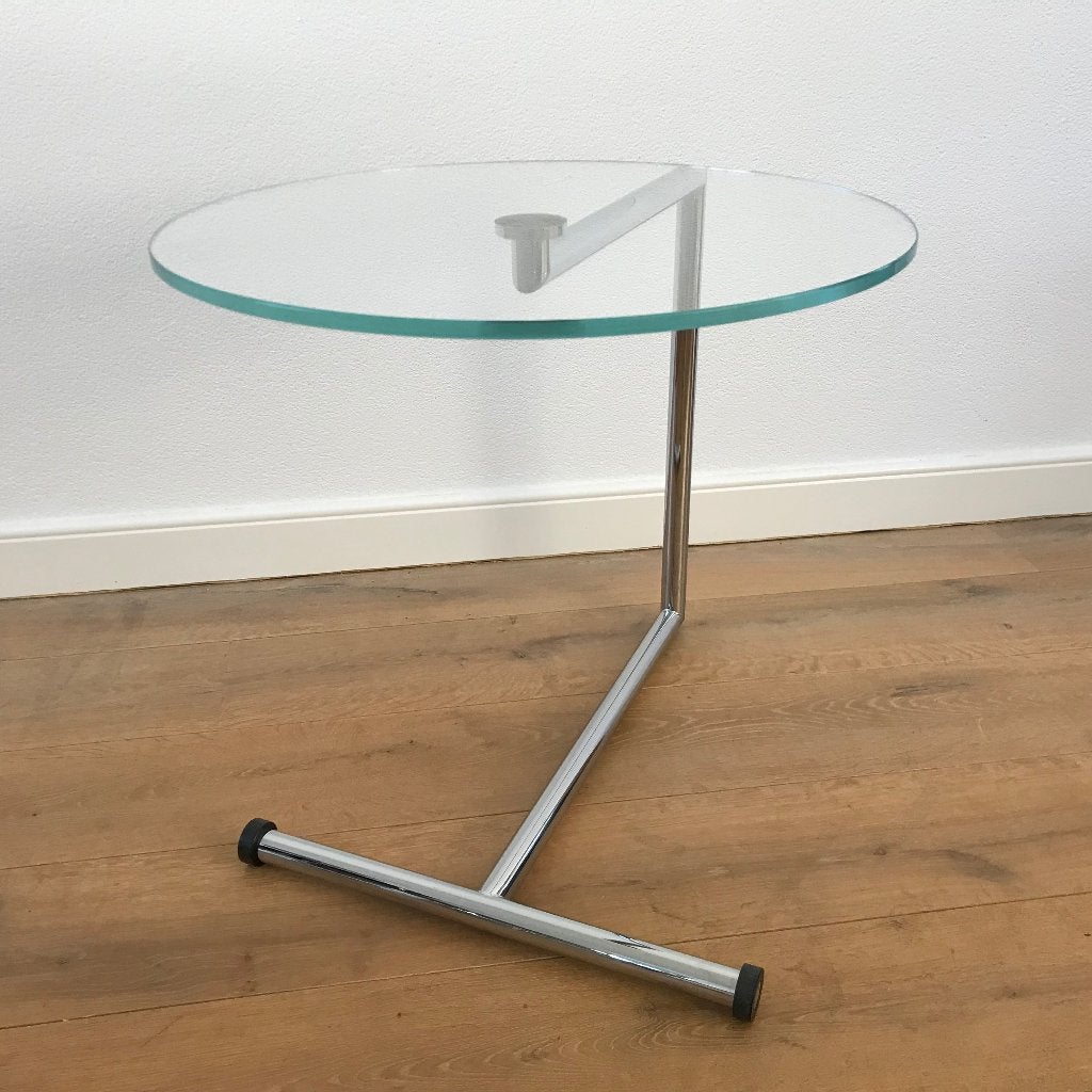 COR Arte Interlubke bijzettafel tafel glas design trolley, 45 tot 60 cm, Minder dan 55 cm, Ophalen of Verzenden, Nvt