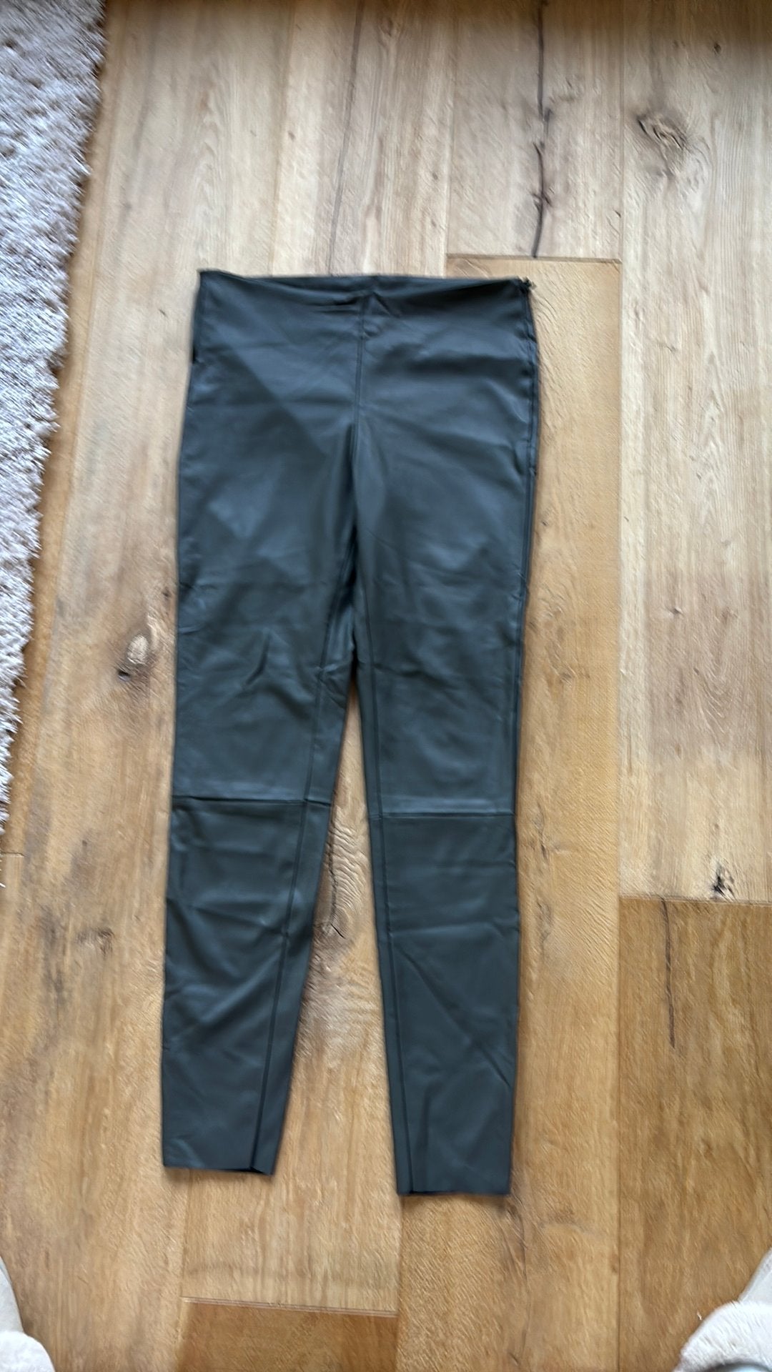 10DAYS imitatie leren stretch broek groen maat 2 nieuw, Maat 38/40 (M), Verzenden, Nieuw, Lang