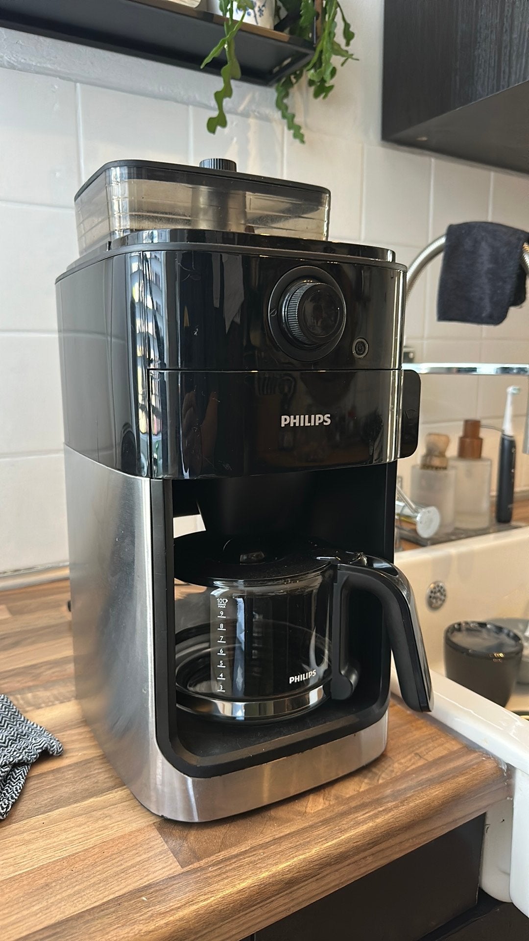 Philips koffiezetapparaat voor zowel bonen als filterkoffie, Witgoed en Apparatuur, Koffiezetapparaten, Gebruikt, Verzenden, Overige typen