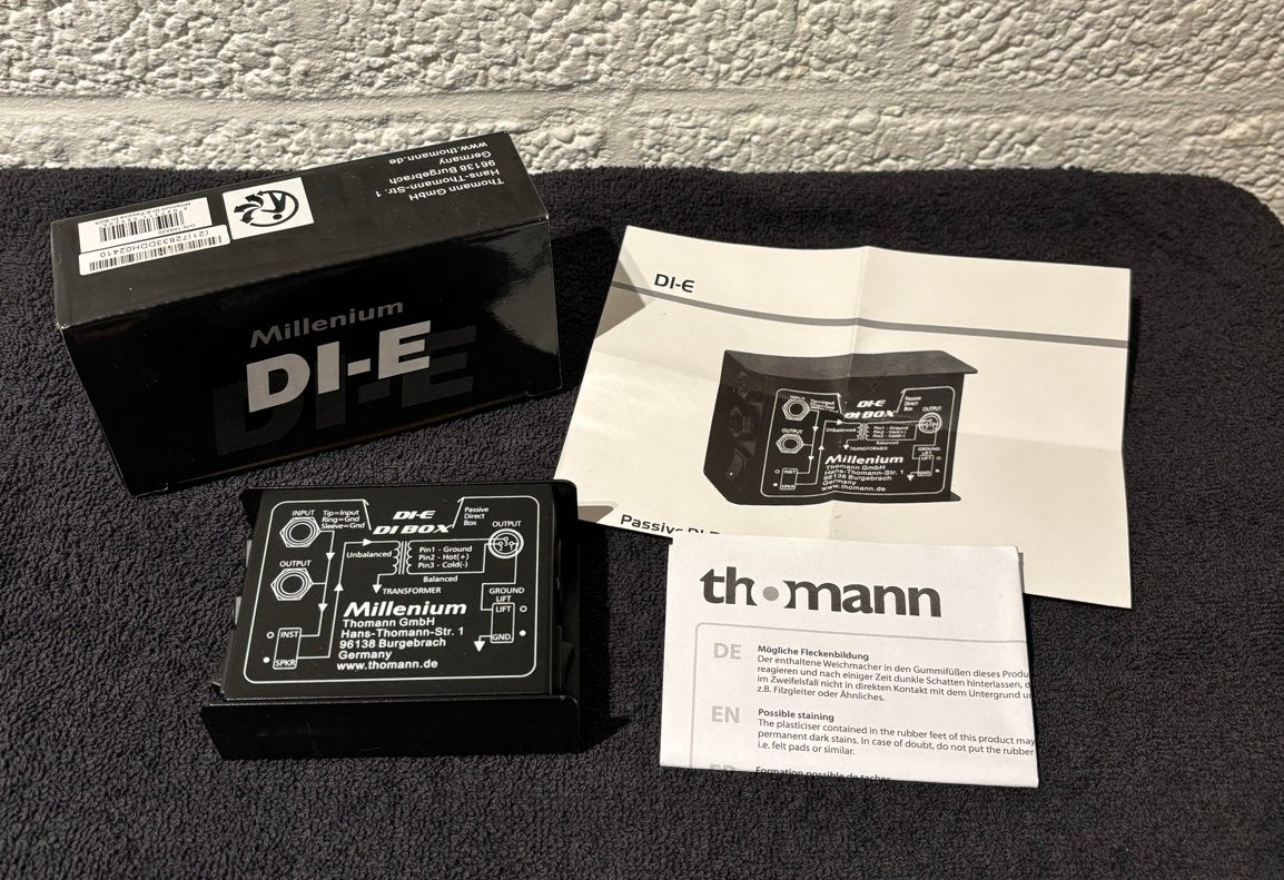 Millenium DI-E DI Box - Zo goed als nieuw, Ophalen of Verzenden, Zo goed als nieuw, Overige typen