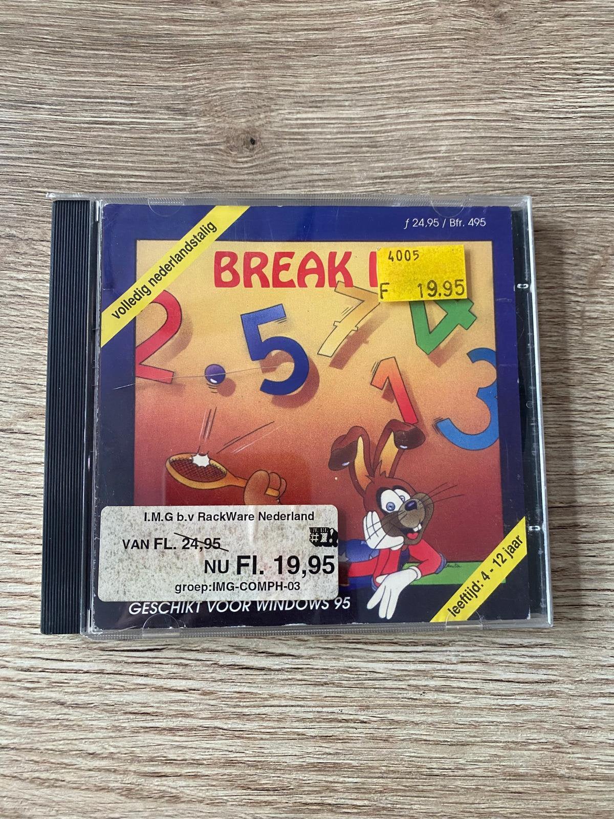 Break It – Educatieve PC cd-rom – Windows 95 – Nederlands, Ophalen of Verzenden, Gebruikt, Puzzel en Educatief, Vanaf 3 jaar