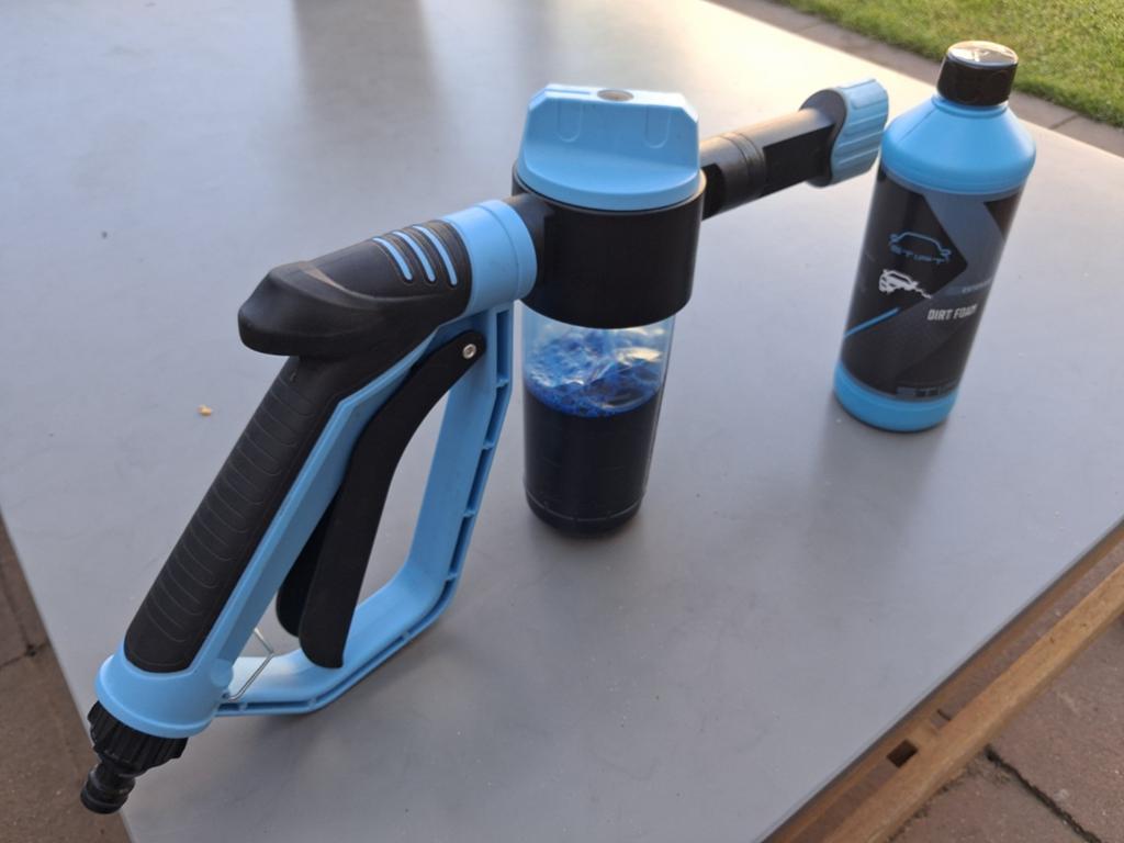 Stipt foam cannon, met totaal 1 fles dirt foam, Ophalen of Verzenden, Zo goed als nieuw
