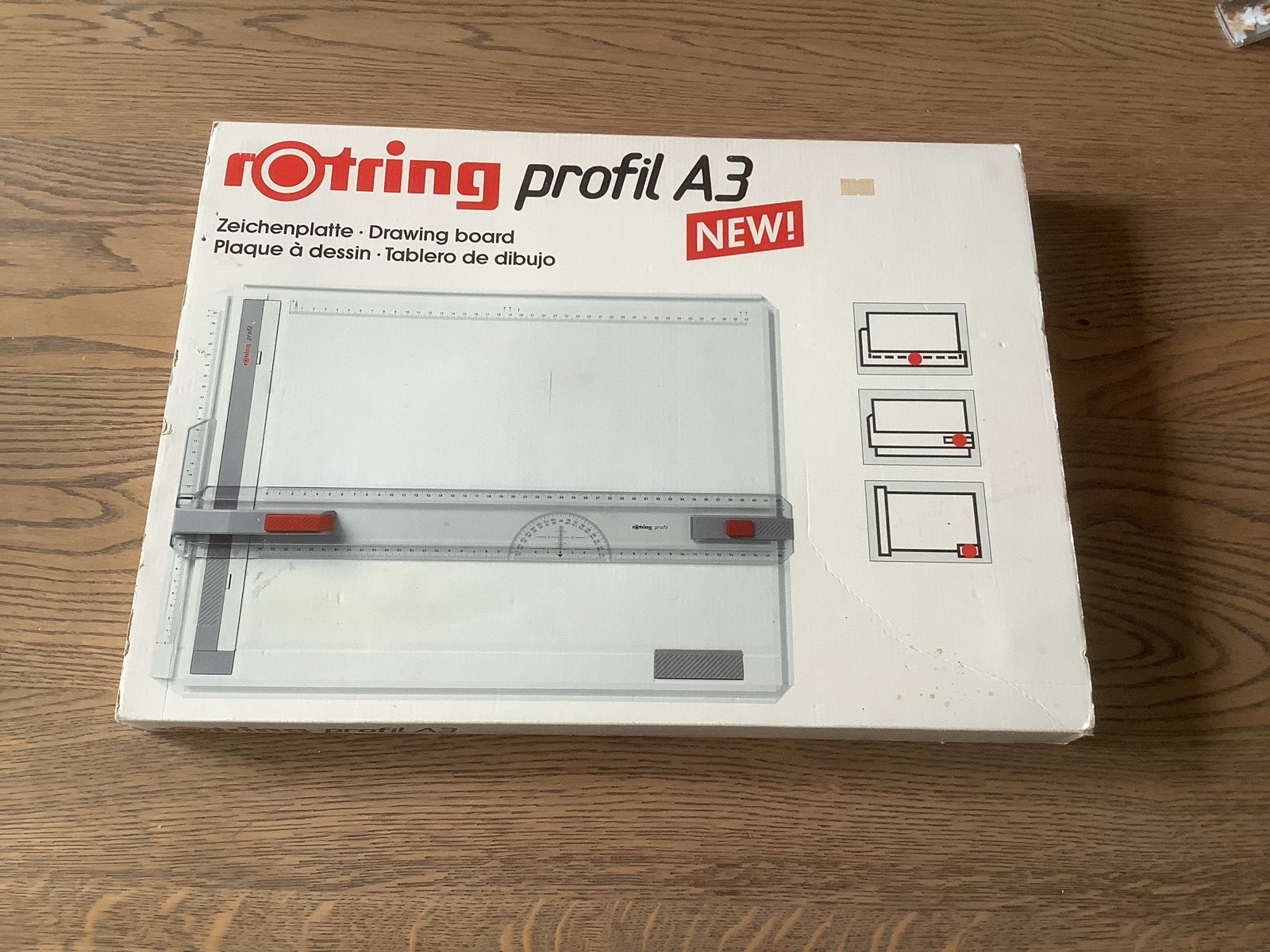 Rotring Tekenbord A3 Formaat - Nauwkeurig en Compact, Doe-het-zelf en Verbouw, Tekentafels, Gebruikt, Minder dan 130 cm, Ophalen of Verzenden