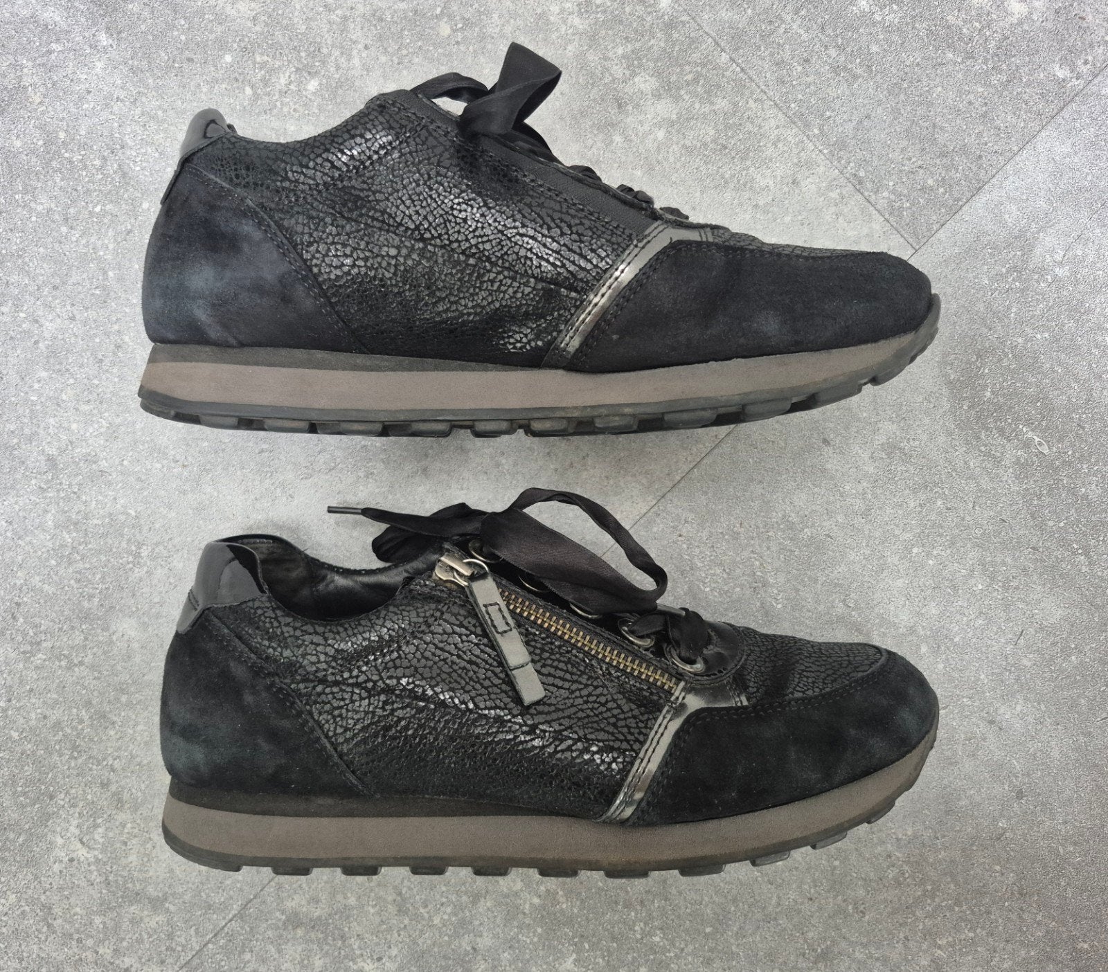 Gabor sneakers zwart maat 5,5 / 38,5, Ophalen of Verzenden, Zo goed als nieuw, Zwart, Sneakers of Gympen
