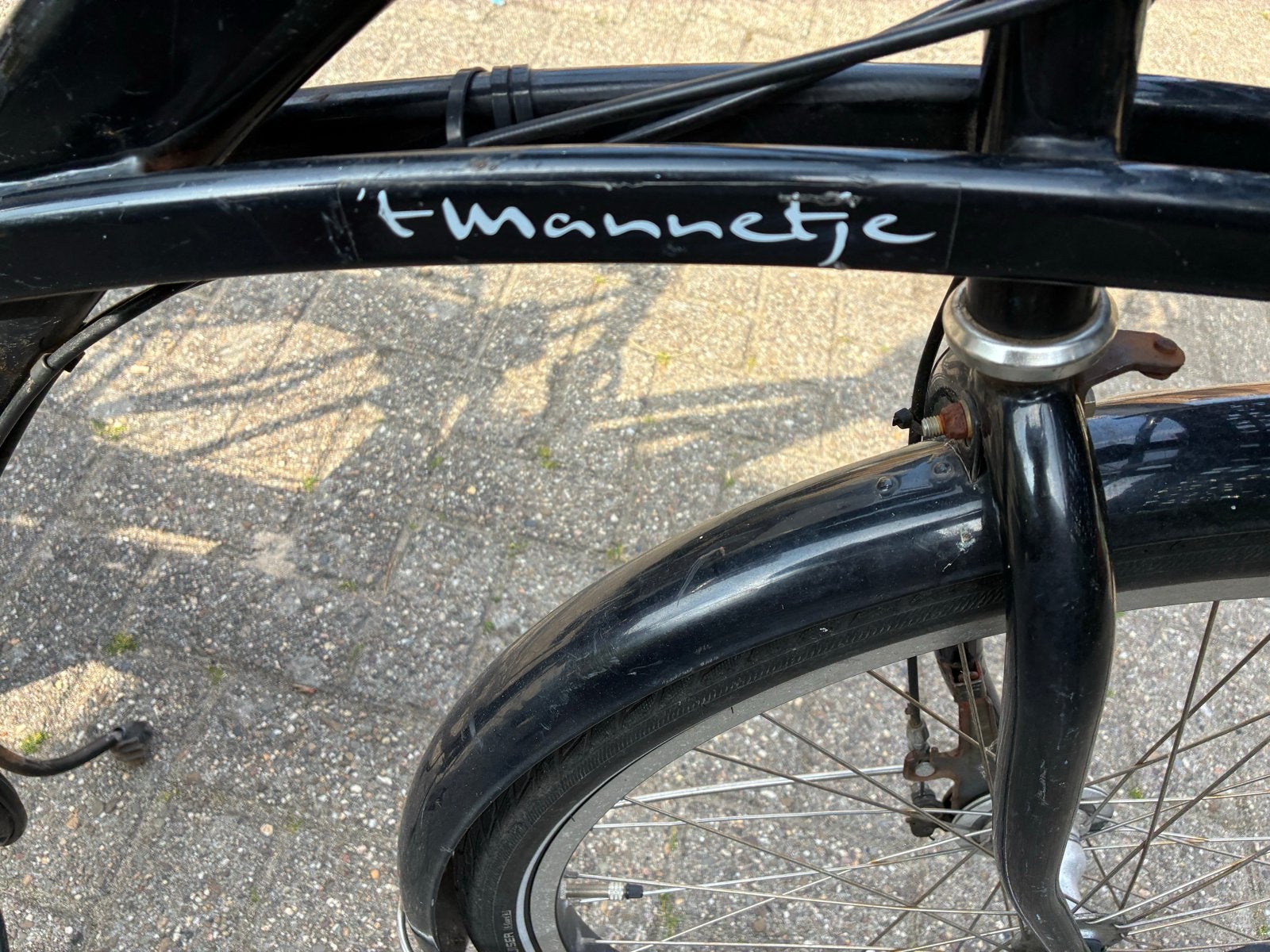 T mannetje transportfiets 26 inch, 3 versnellingen, Ophalen, Gebruikt, Overige merken, Versnellingen