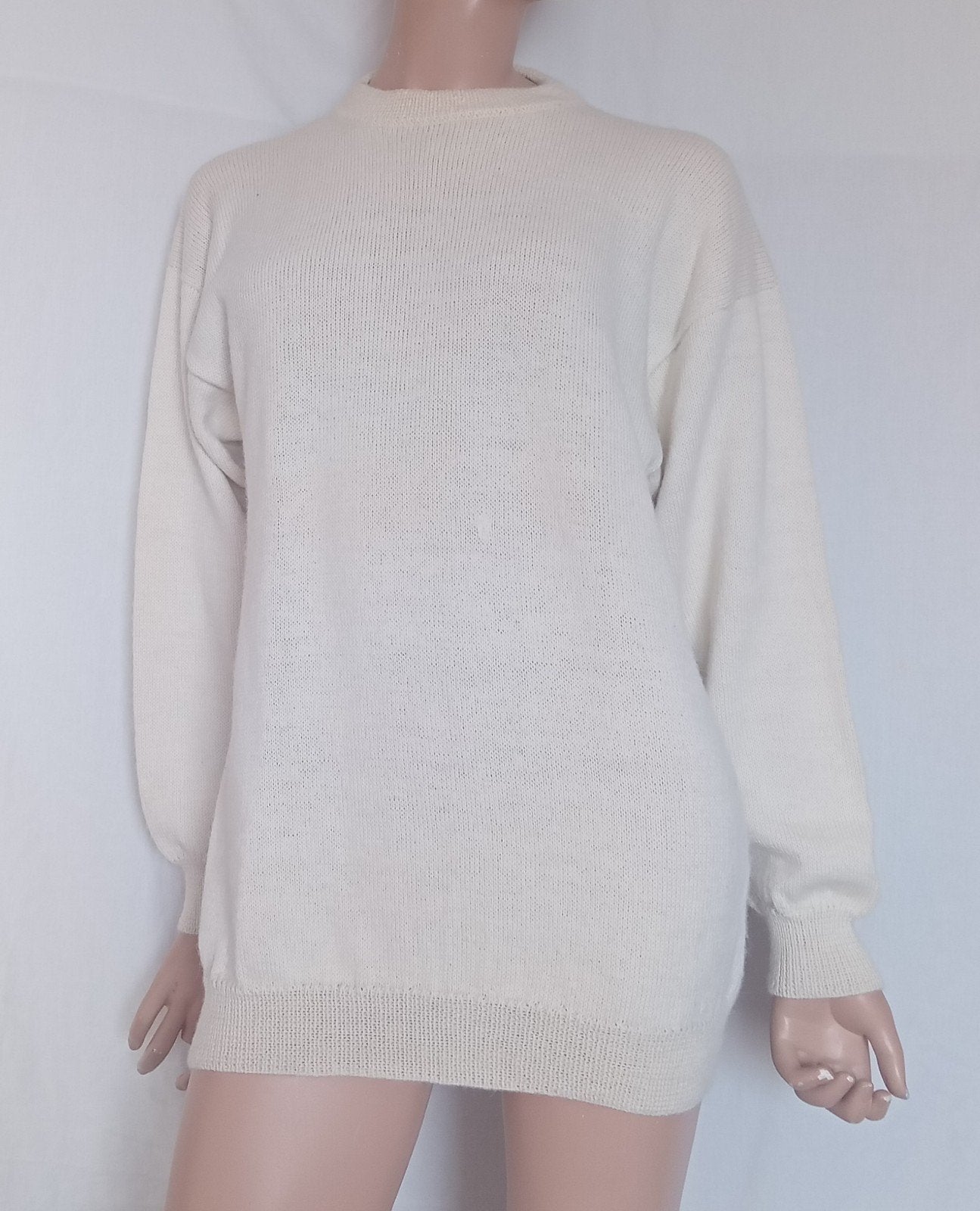 ALPACA BOLIVIA Trui, Ophalen of Verzenden, Zo goed als nieuw, Maat 42/44 (L), Wit