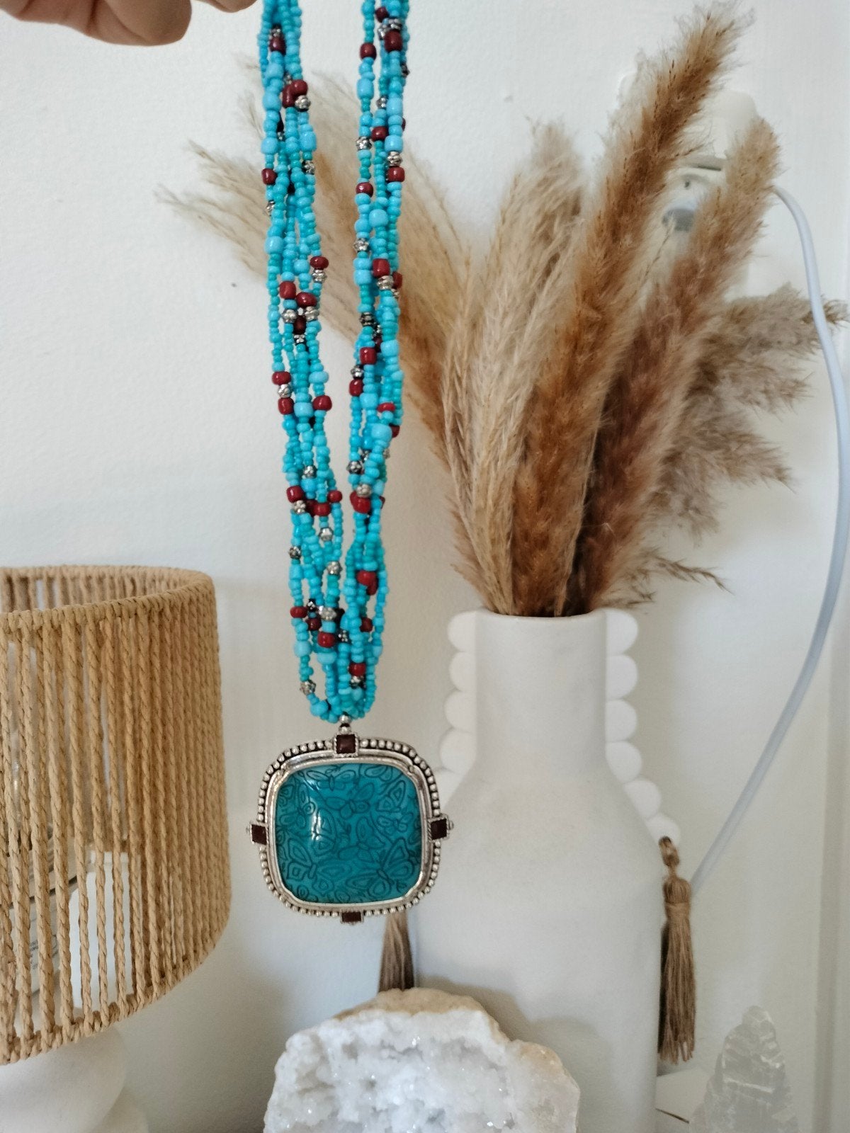 Ketting van Monet, Ophalen, Zo goed als nieuw, Blauw, Overige materialen