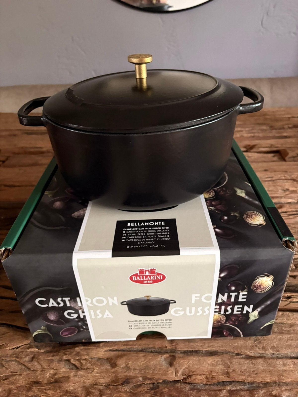 Ballarini  Bellamonte gietijzeren braadpan NIEUW in doos, Ophalen of Verzenden, Nieuw, Gietijzer, Braadpan