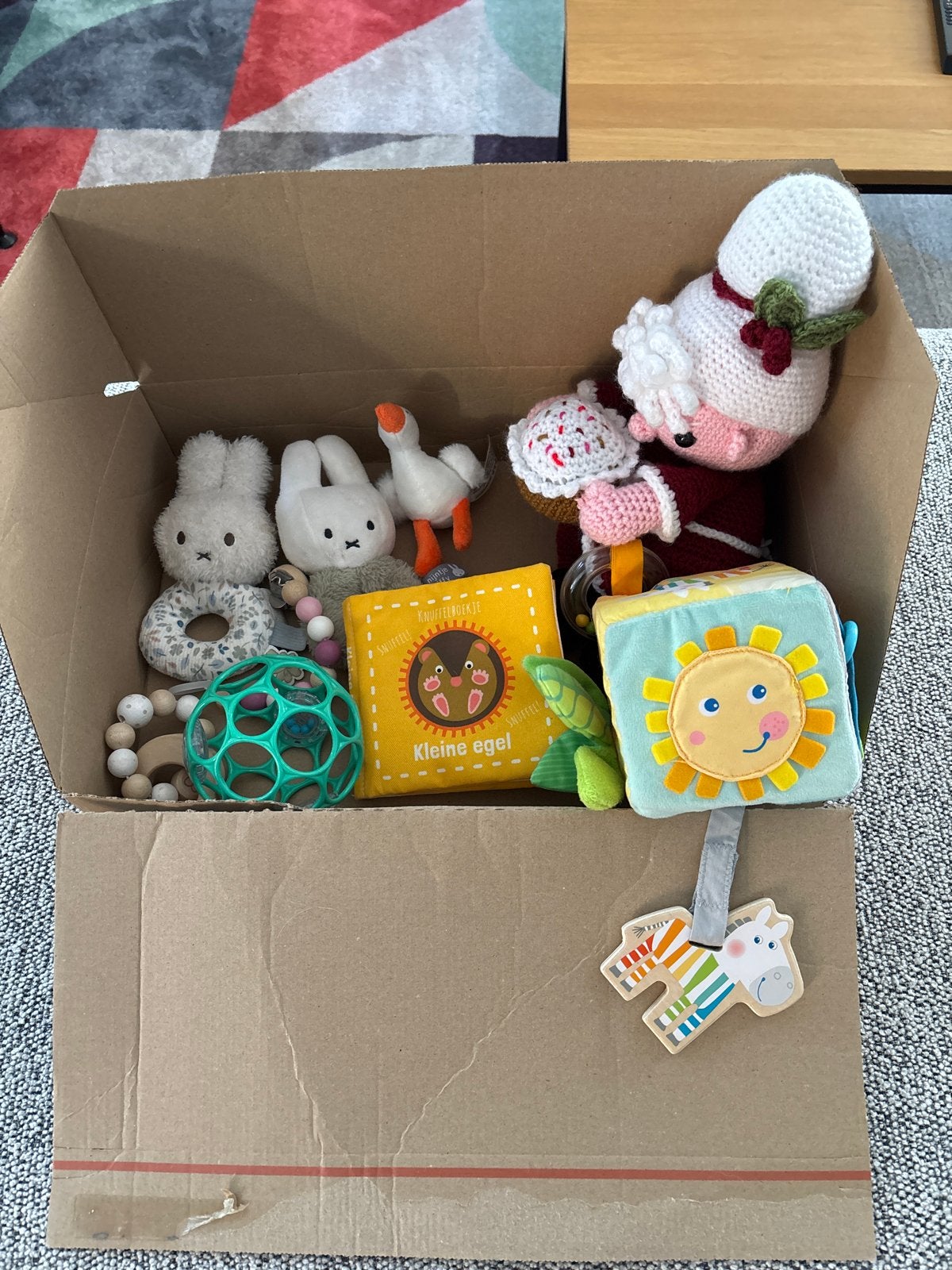 Grote doos met baby- en kinder speelgoed, Ophalen, Gebruikt, Overige typen