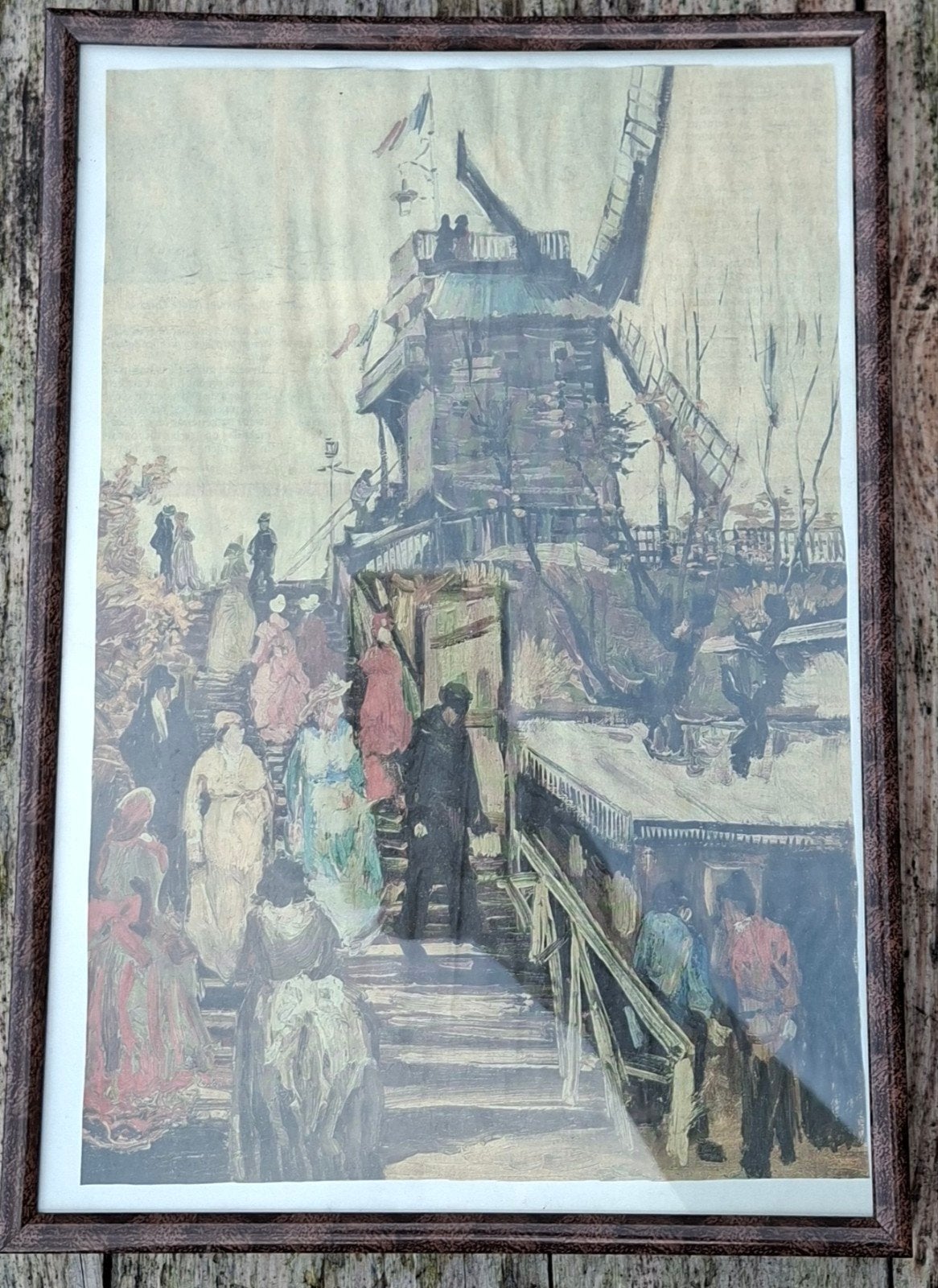 Schilderij met lijst, 50 – 75, Minder dan 50 cm, Gebruikt, Ophalen of Verzenden