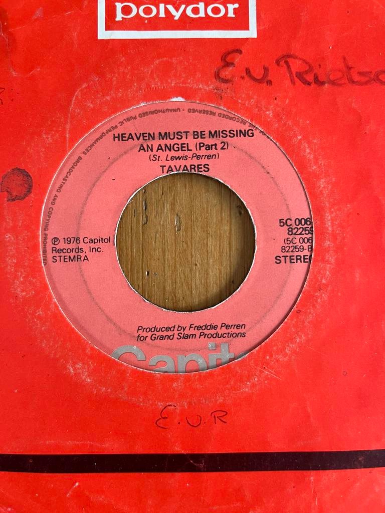 Tavares - Heaven Must Be Missing An Angel (Part 2) 7 inch, 7 inch, Single, Ophalen of Verzenden, 1970 - 1979