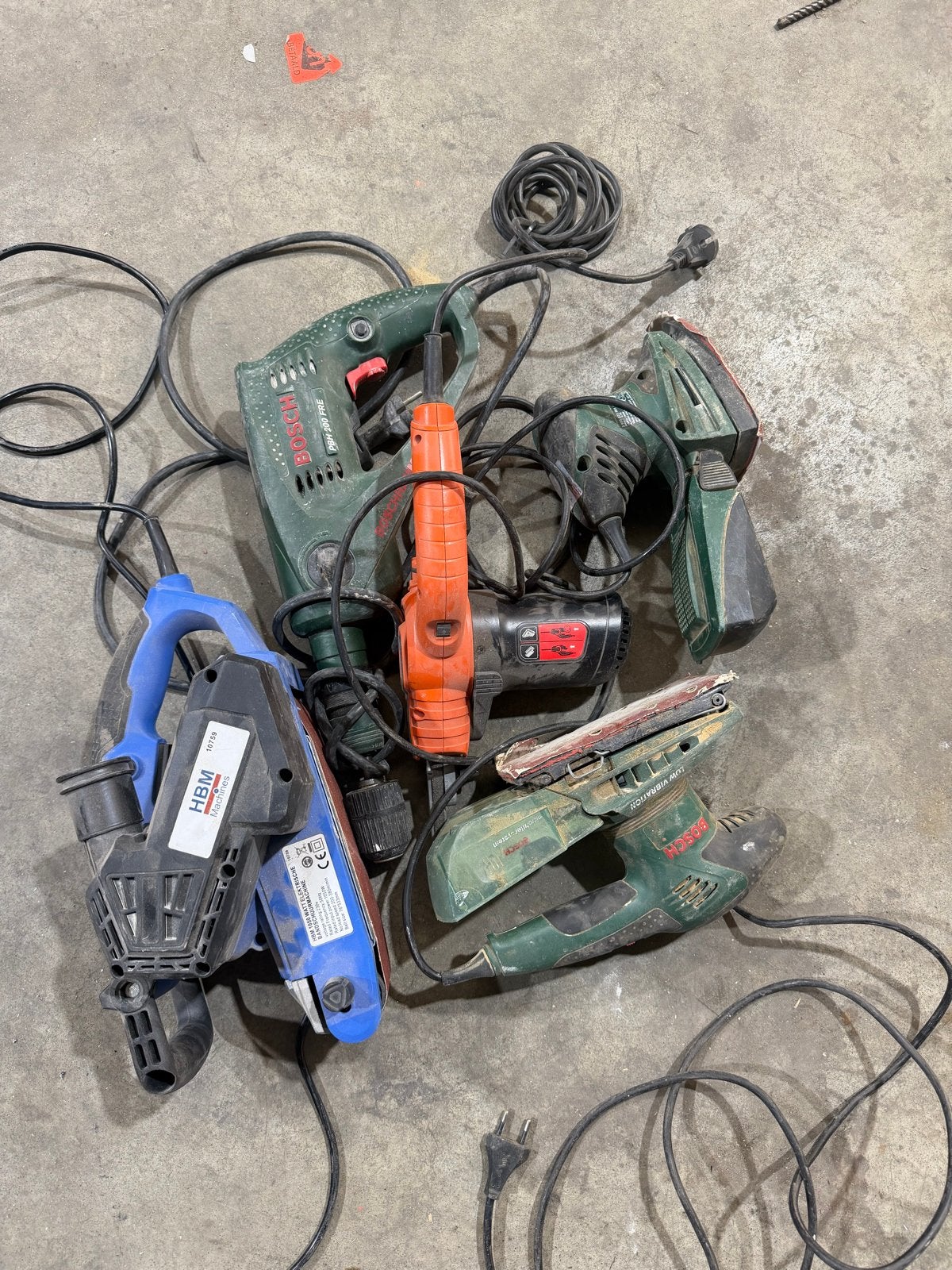Partij gereedschap voor de hobbyist, Doe-het-zelf en Verbouw, Ophalen of Verzenden, Gebruikt, Accuboormachine, Bosch