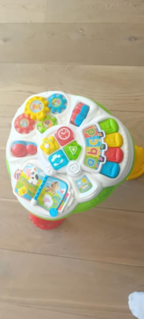 Baby Speeltafel met geluid, Ophalen of Verzenden, Gebruikt, Overige typen, Met licht