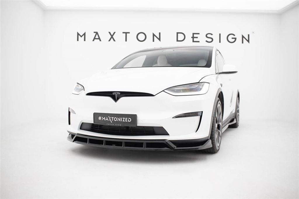 Maxton Design Spoiler Splitter Lip Tesla Model X Facelift, Verzenden