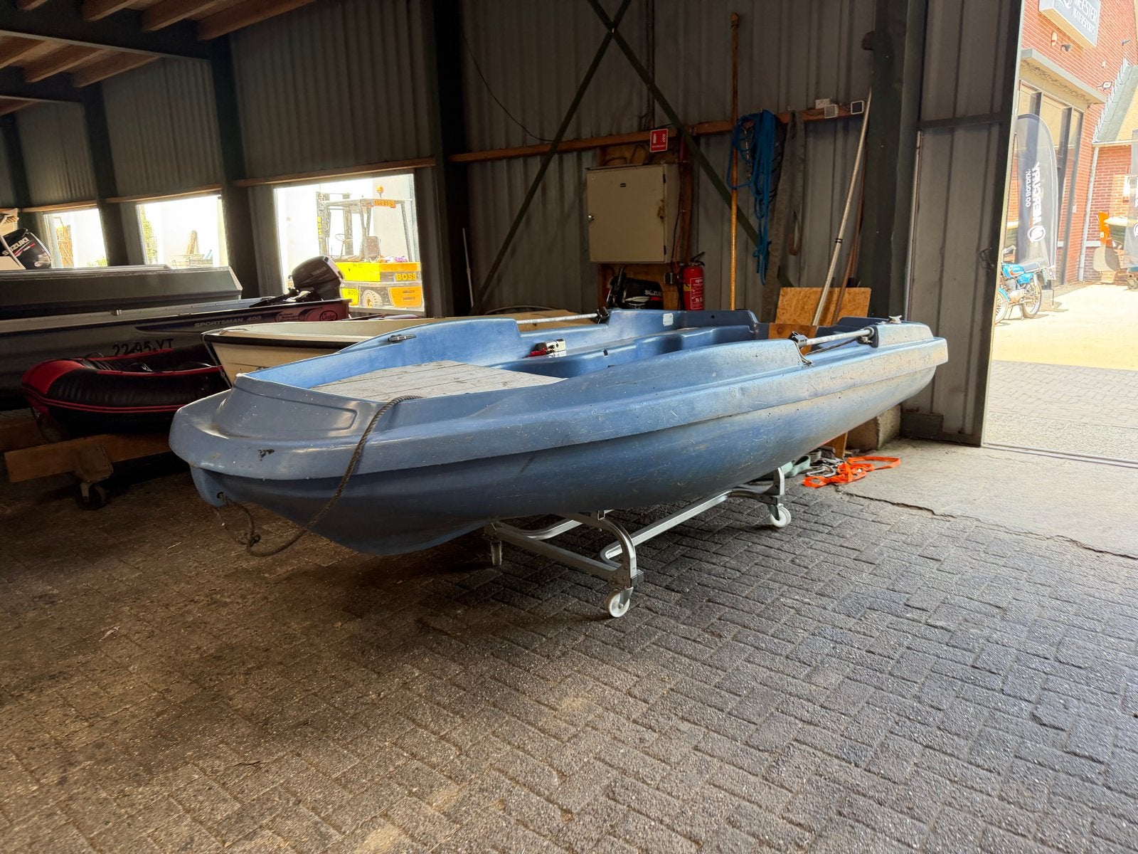 Jeanneau CAP 360 vis/toerboot, Watersport en Boten, Ophalen of Verzenden, Gebruikt, Jeanneau, Kunststof