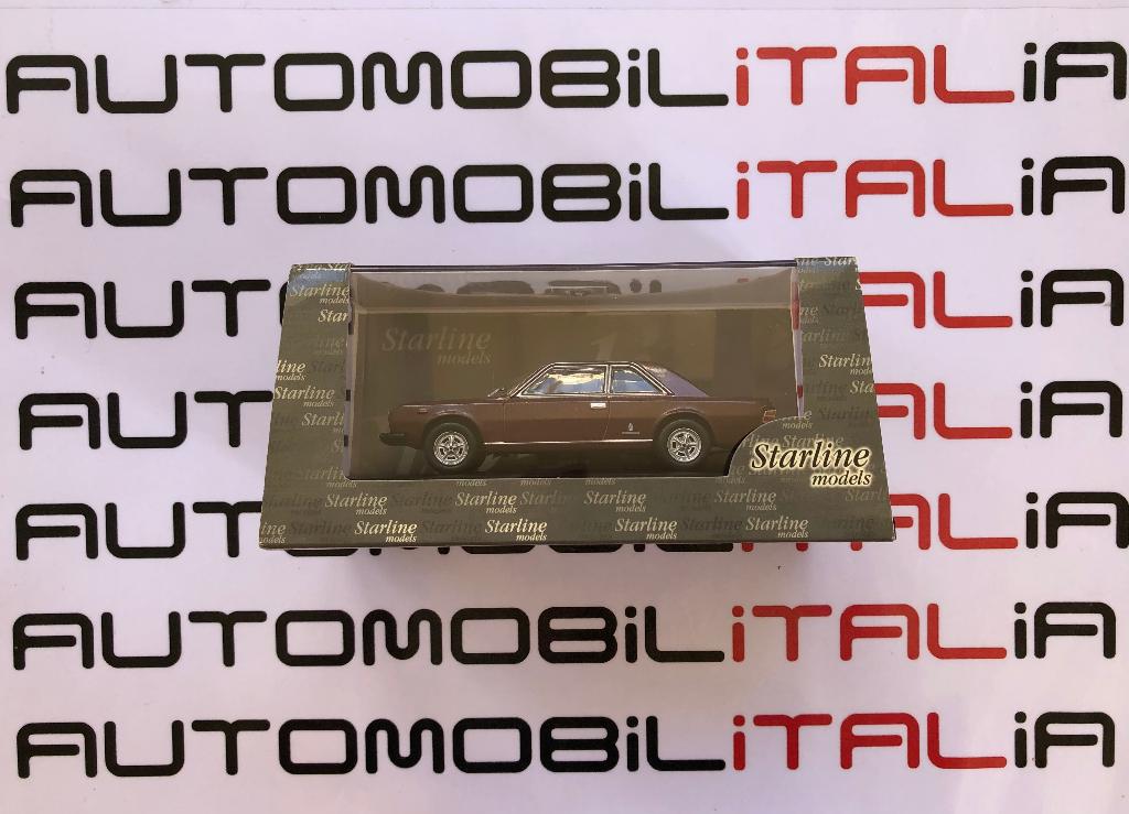 Fiat 130 Coupé Rosso Amaranto Metallizato Starline 1:43, Hobby en Vrije tijd, Modelauto's | 1:43, Ophalen of Verzenden, Nieuw