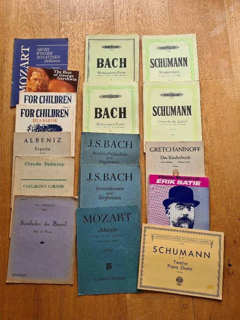 bladmuziek piano - 2, Gebruikt, Klassiek, Les of Cursus, Ophalen of Verzenden