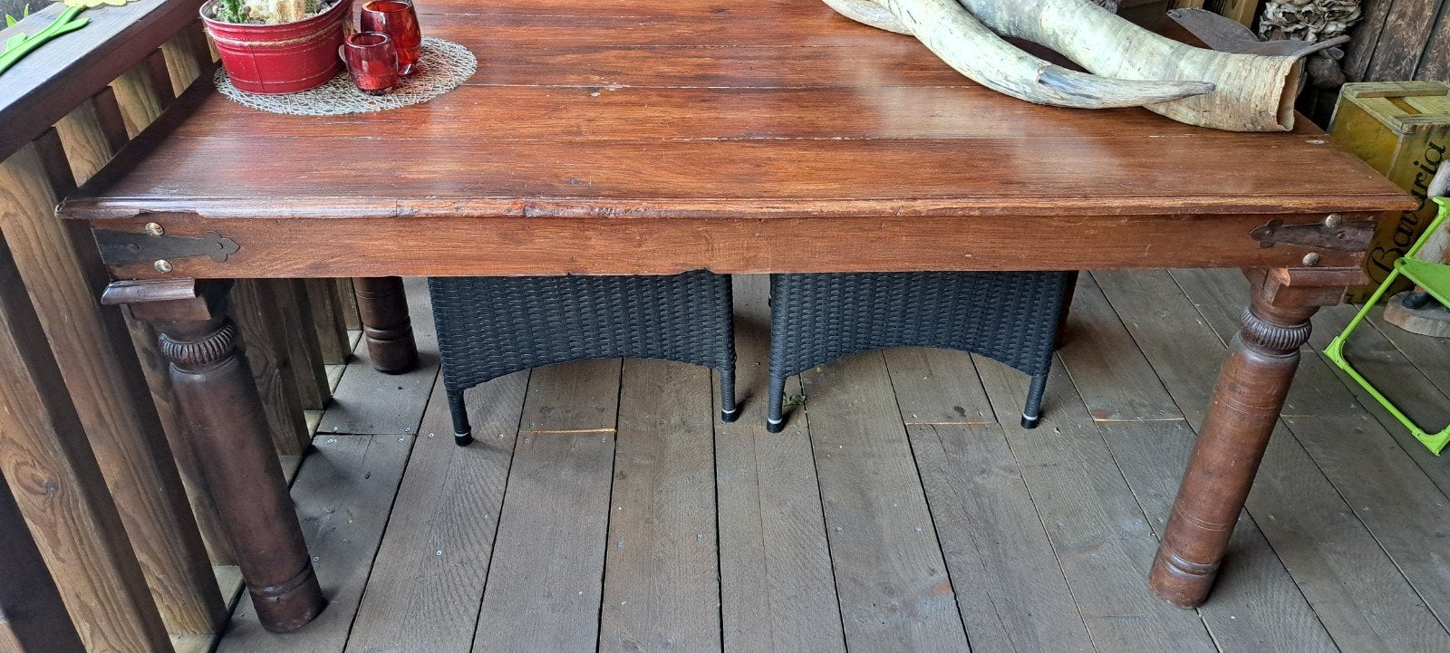 Oude eettafel !!!GRATIS!!!, Ophalen, Gebruikt, 50 tot 100 cm, 150 tot 200 cm