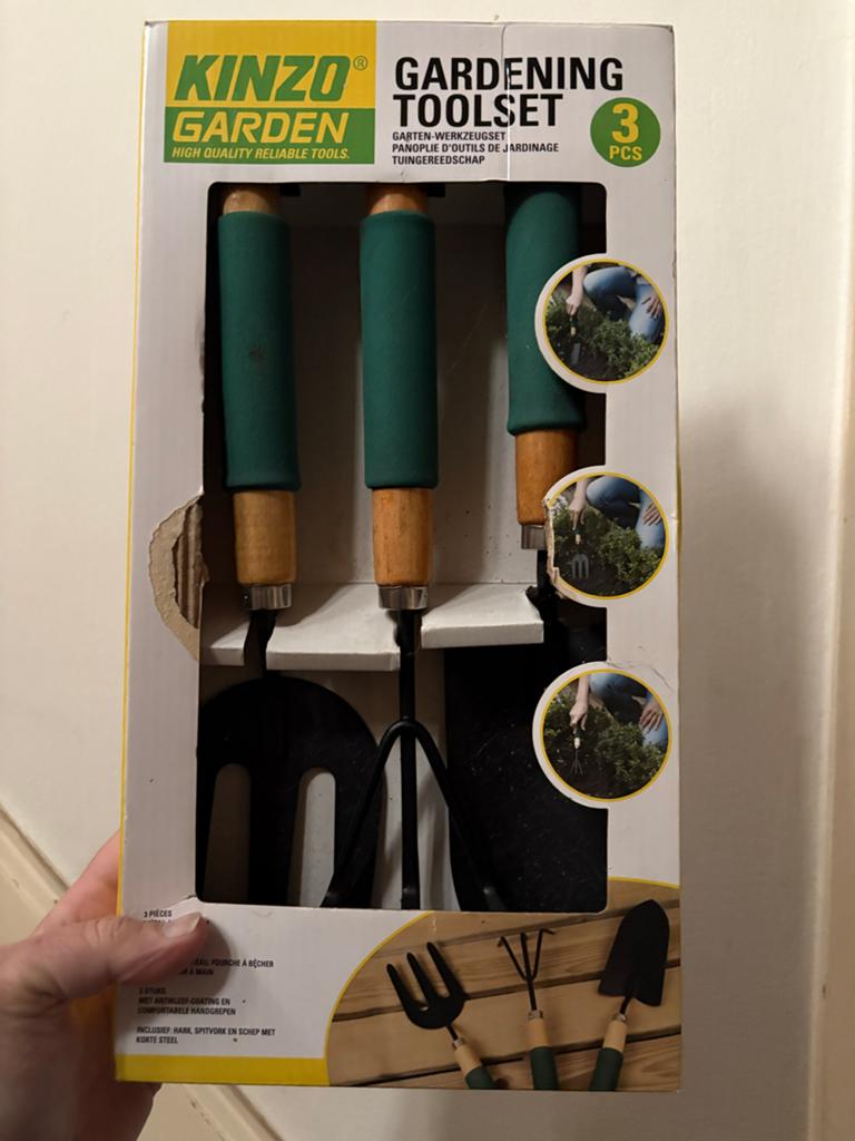 Kinzo Tuin Gereedschap Set - 3-delig, Ophalen of Verzenden, Nieuw, Overige soorten