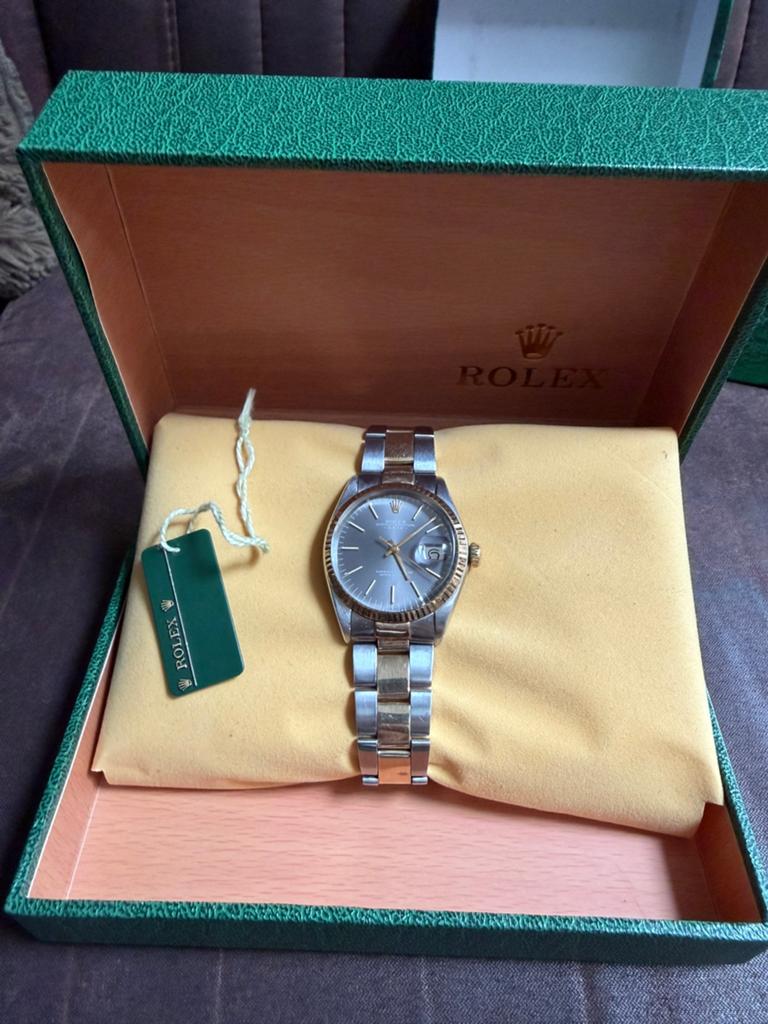Rolex Oyster Perpetual Date Horloge - Staal & Goud, Gebruikt, Polshorloge, Ophalen of Verzenden, Rolex