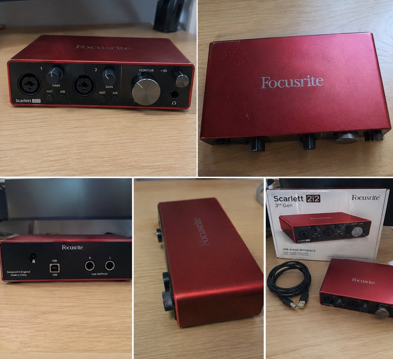 Focusrite Scarlett 2i2 Studio 3rd Gen Audio Interface Set, Ophalen of Verzenden, Zo goed als nieuw