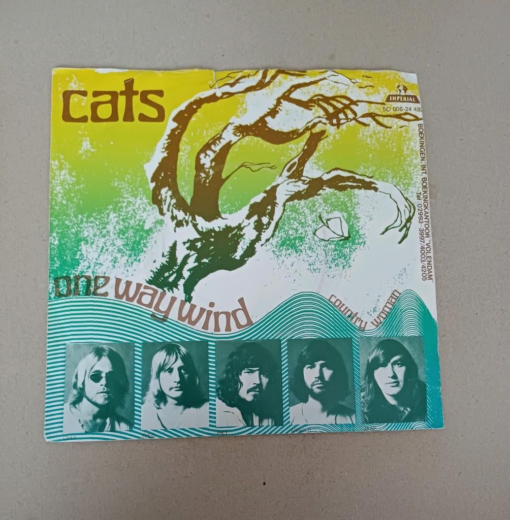 The Cats - One Way Wind, Cd's en Dvd's, Vinyl Singles, Gebruikt, 7 inch, Single, Ophalen of Verzenden