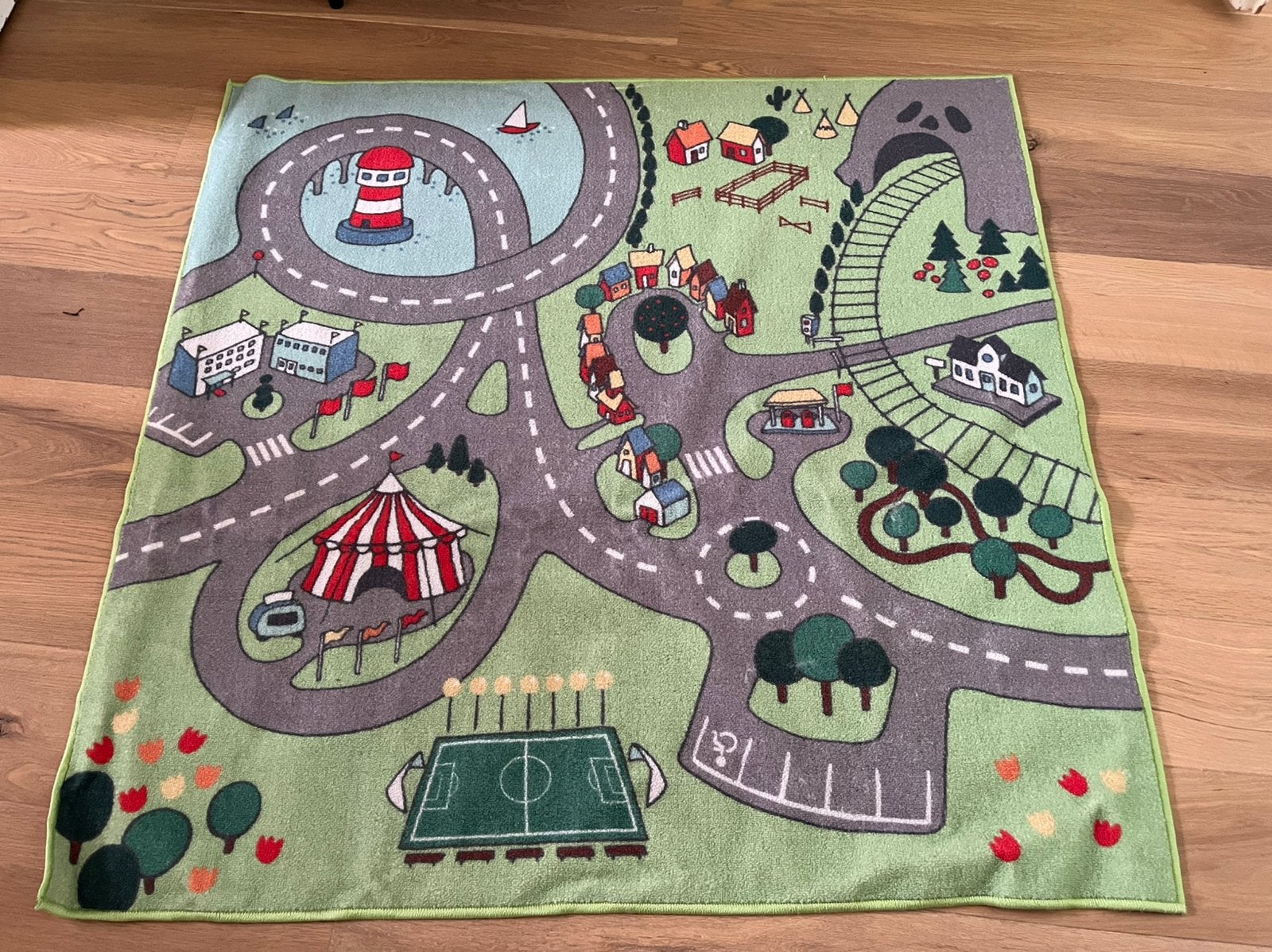 Speelgoedkleed, Ophalen, Gebruikt