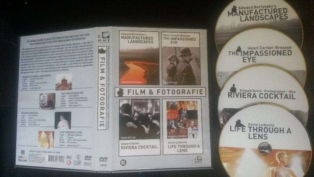 Film & Fotografie 4dvd box o.a. Life through a lens, Overige gebieden, Verzenden, Nederlands, Zo goed als nieuw