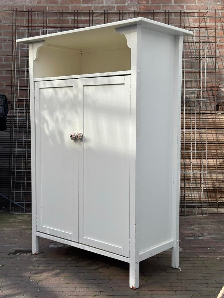 Witte Kledingkast voor Kinderkamer - 143x100x50 cm, Ophalen, Gebruikt, Hout