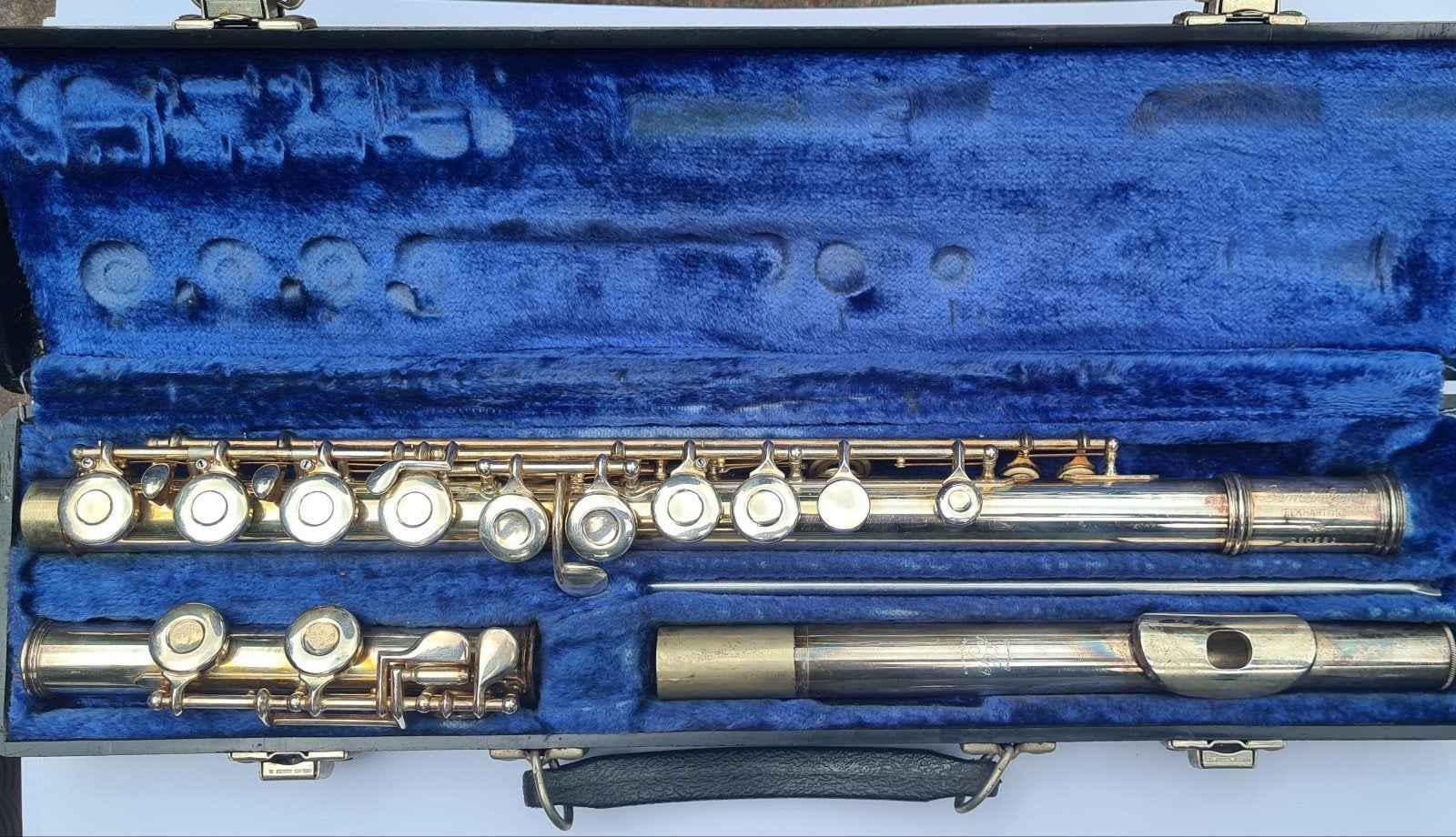 Dwarsfluit Gemeinhardt Elkhart Model 2SP, Muziek en Instrumenten, Blaasinstrumenten | Dwarsfluiten en Piccolo's, Ophalen of Verzenden