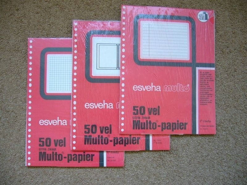 Esveha gelijnd ringbandpapier plus A t/m Z tabbladen 23-ring, Diversen, Bureau-accessoires, Ophalen of Verzenden