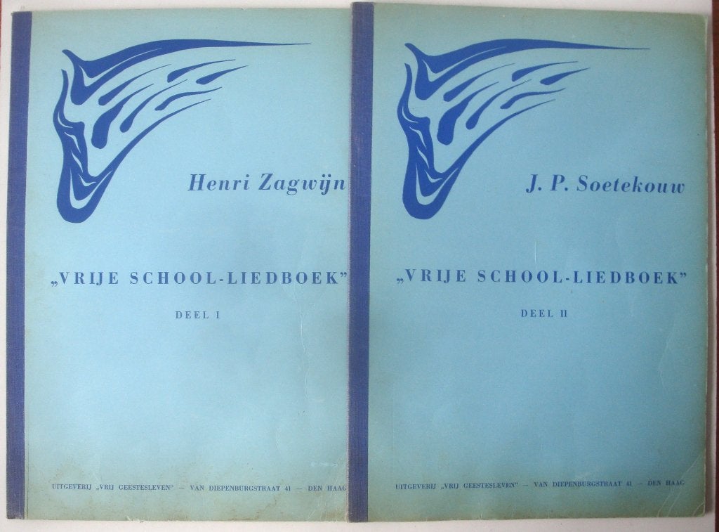 Henri Zagwijn en J.P Soetekouw Vrije School-Liedboek I en II, Achtergrond en Informatie, Spiritualiteit algemeen, Ophalen of Verzenden