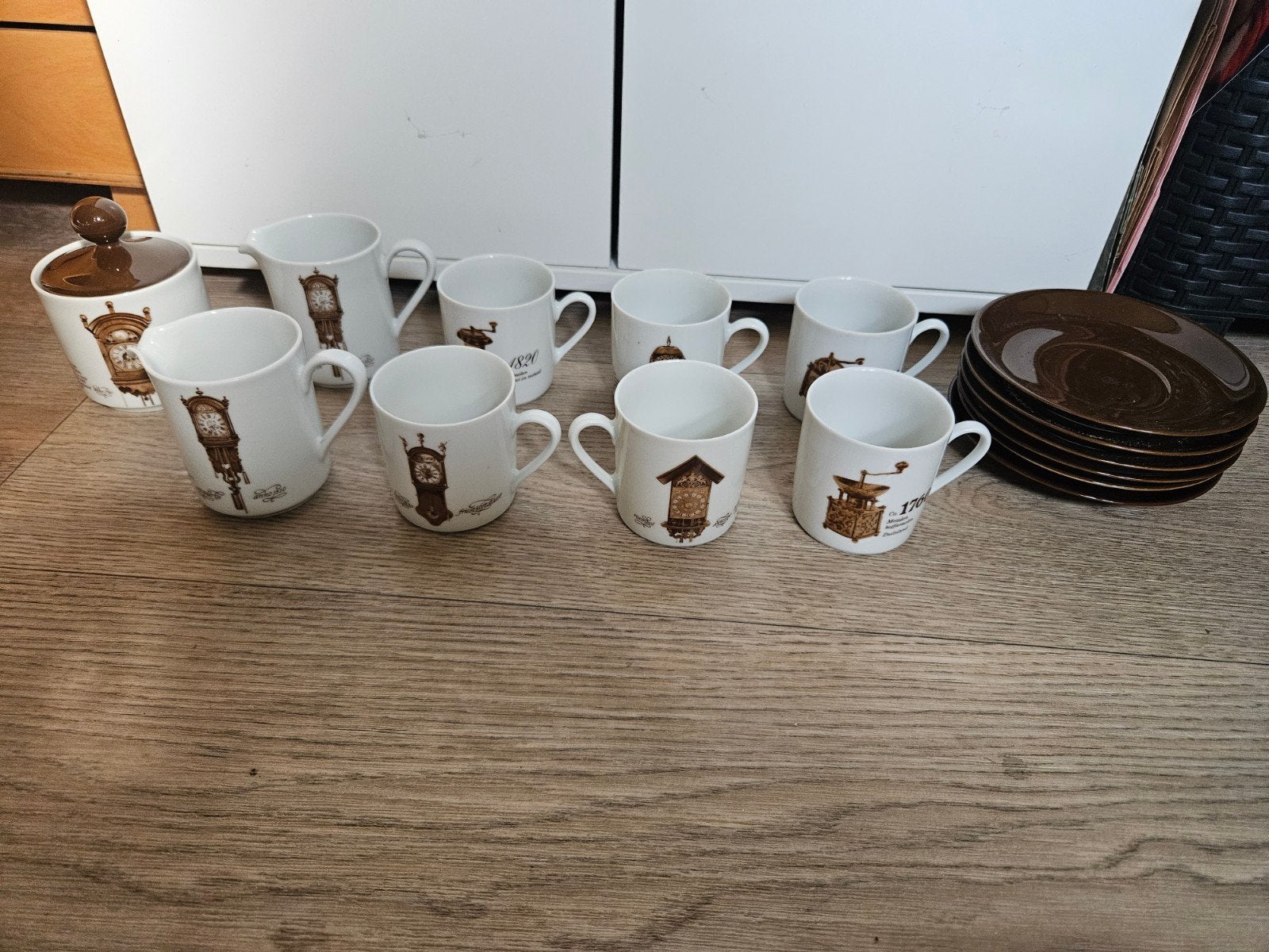Mitterteich Bavaria koffie servies, Ophalen, Porselein, Overige stijlen, Kop(pen) en/of Schotel(s)