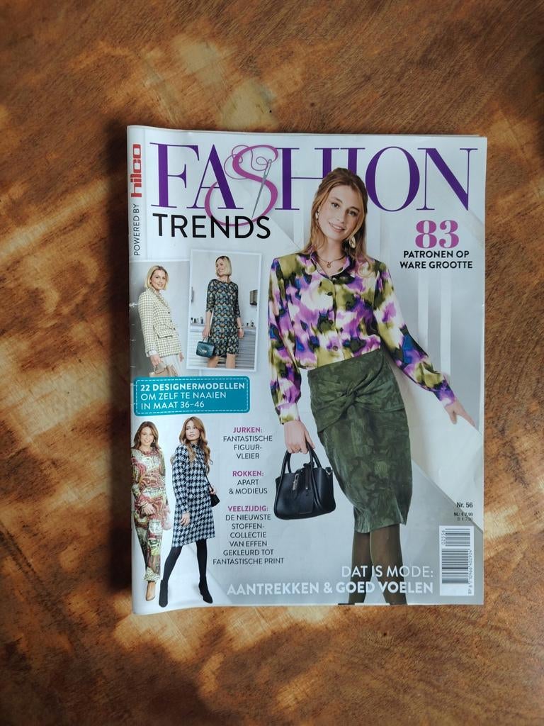 Naai mode blad met patronen - Fashion Trends nr. 56, Overige merken, Overige typen, Vrouw, Nieuw