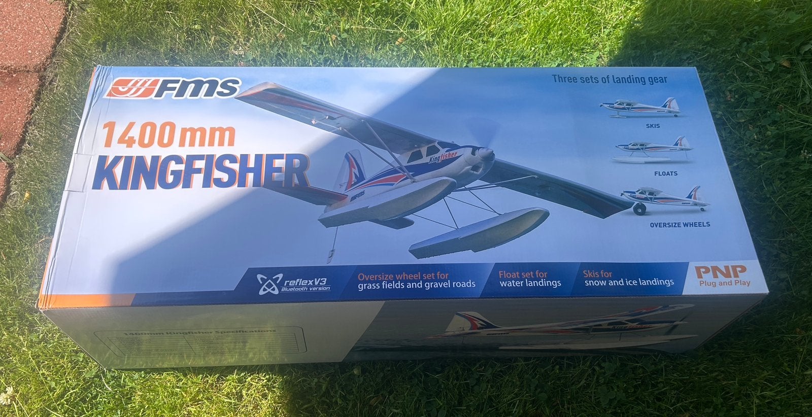FMS Kingfisher rc vliegtuig, Hobby en Vrije tijd, Modelbouw | Radiografisch | Vliegtuigen, Ophalen, Zo goed als nieuw, Elektro
