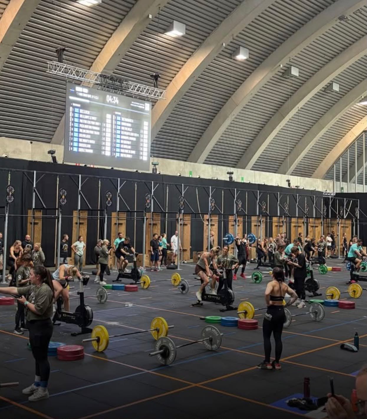1000m2 jong gebruikte Fit pro rubber sportvloer afname 100st, Ophalen of Verzenden, Zo goed als nieuw