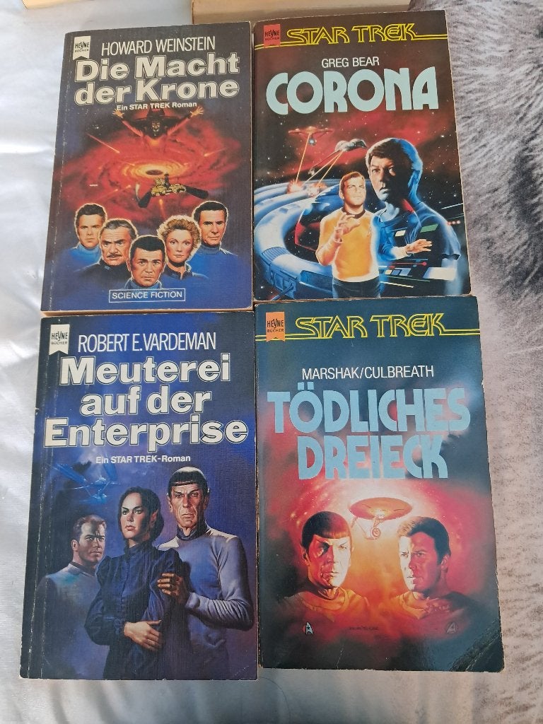 Duitse star trek pockets, Ophalen, Gelezen, Diverse auteurs