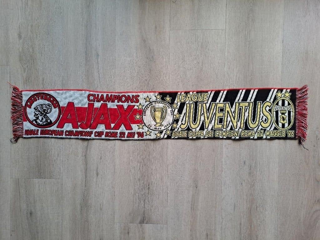 Ajax sjaal finale champions league 1996, Verzamelen, Sportartikelen en Voetbal, Ophalen of Verzenden, Zo goed als nieuw, Ajax